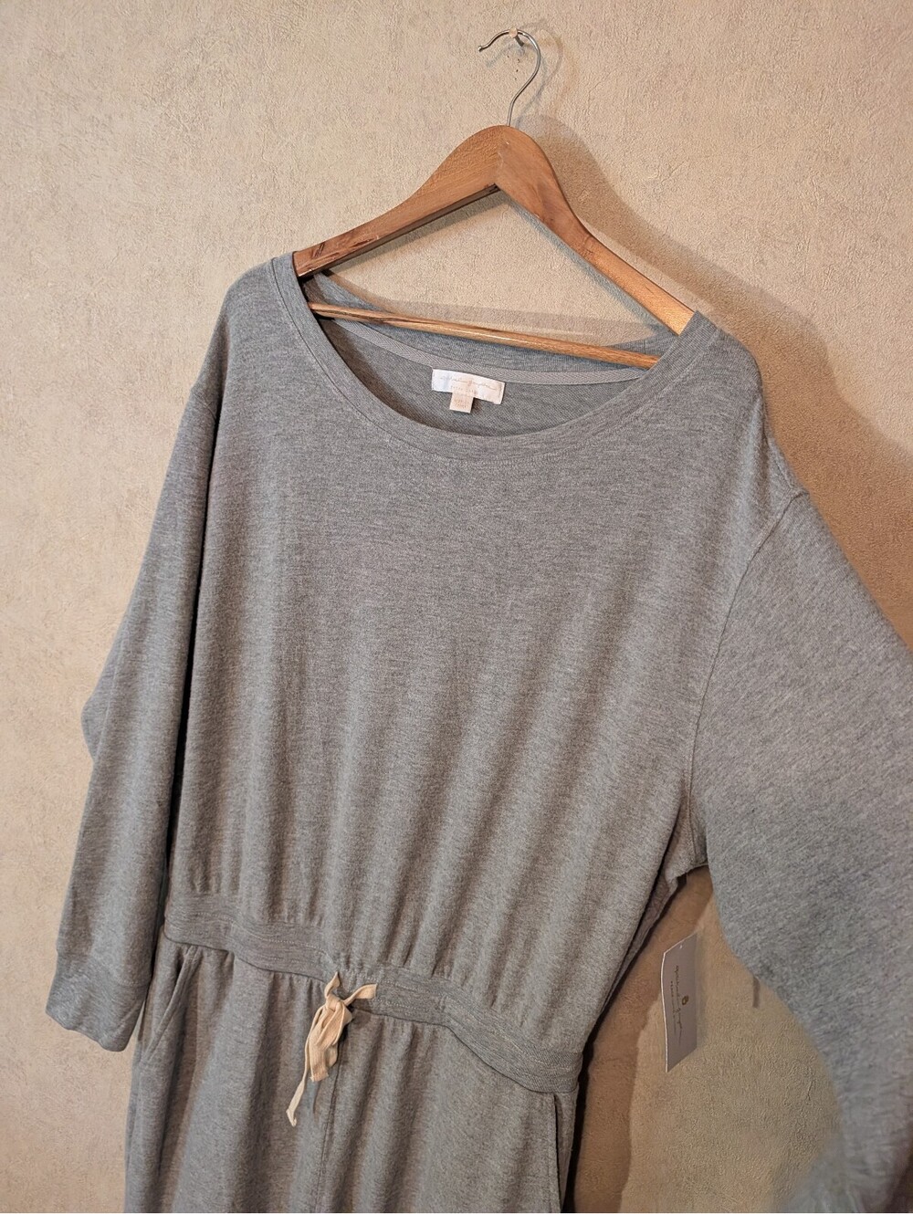 SPIRITUAL GANGSTER gray sweatshirt jumpsuit sz XL NWT - Picture 3 of 6